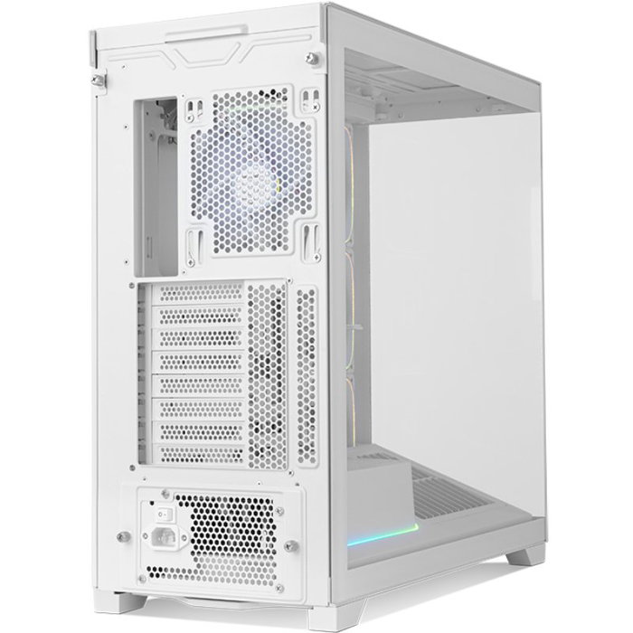 Nox Hummer Blade NXHUMMERBLADEWH Semitorre ATX Blanca Cristal Templado 5 Ventiladores 140mm ARGB